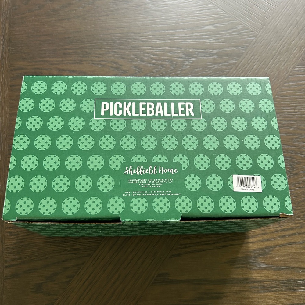 PICKLEBALL BEER GLASS AND COFFEE MUG SET - Picture 4 of 4